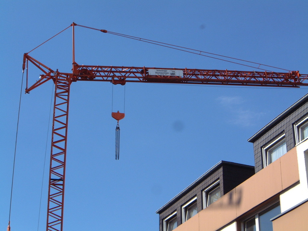 Kran mieten bei Scheidinger Baumaschinenhandel